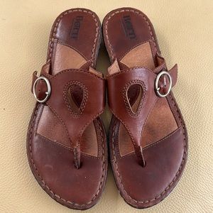 Born Leather Sandals Size 8/39 Well-made!